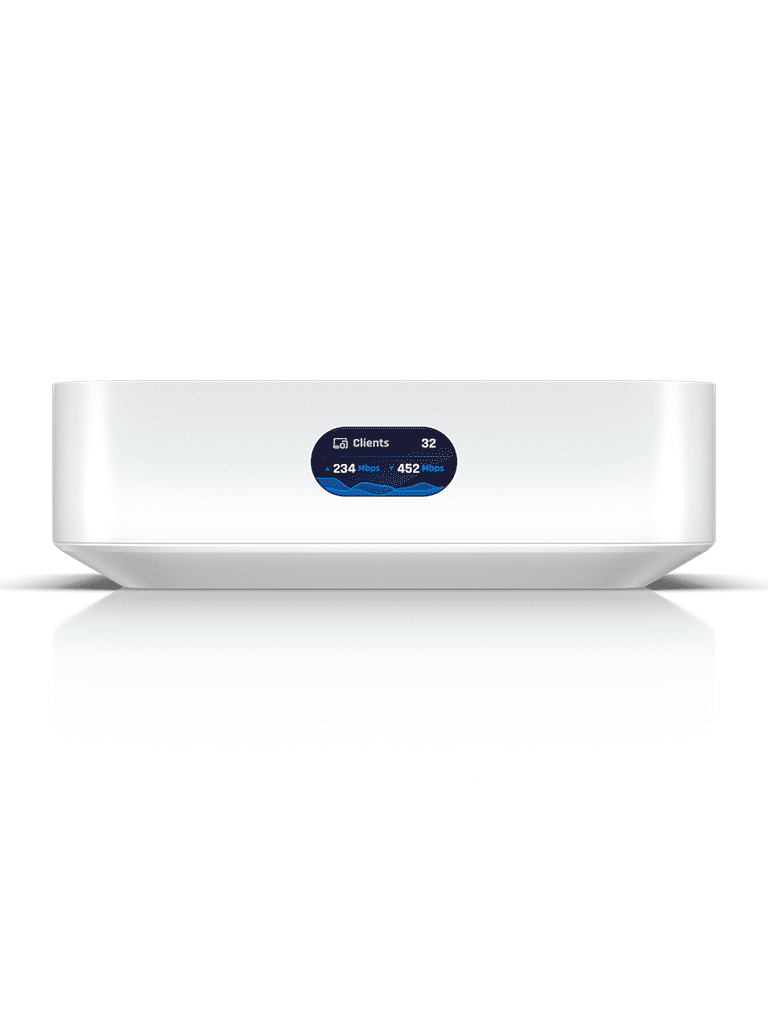 UBIQUITI UX - Consola UniFi Express Gateway con 1 puerto WAN, 1 LAN, WiFi 6, cobertura de 140 m², hasta 50 dispositivos, doble banda 2.4/5 GHz, administra 4 dispositivos UniFi #CG