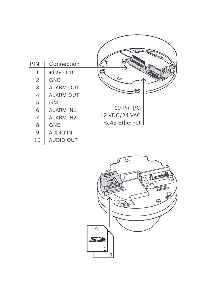 BOSCH V_NDE8512R - Domo Fijo 2MP HDR 3-9mm PTRZ IP66