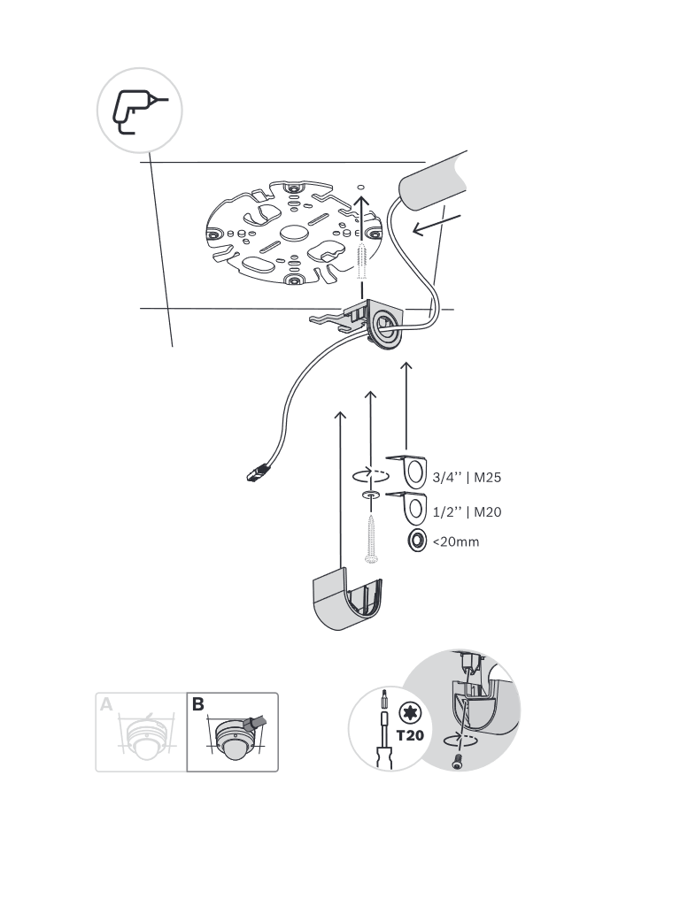 BOSCH V_NDE8512R - Domo Fijo 2MP HDR 3-9mm PTRZ IP66