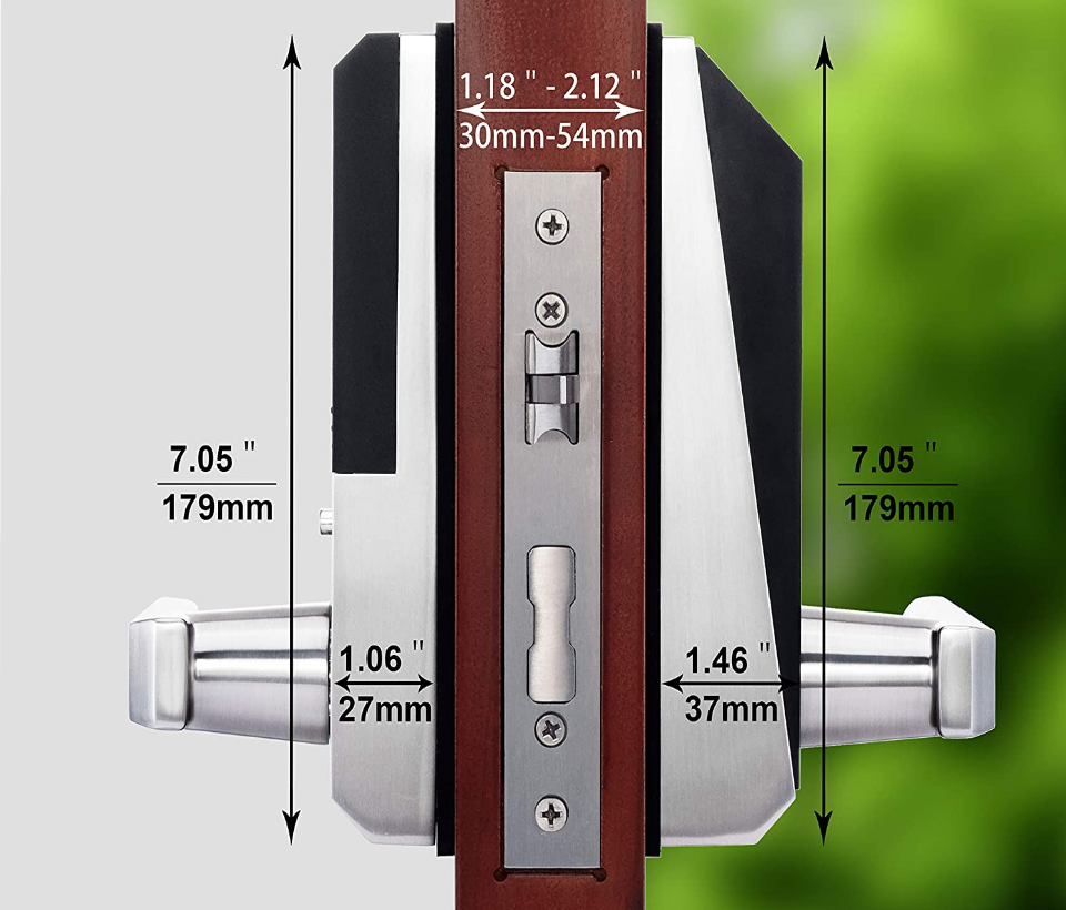 ZKTECO AL10DB - Cerradura inteligente con teclado táctil / 100 tarjetas  MF 13.56  Mhz/ 100 contraseñas  / Izquierda y derecha/ APP Smartkey Genera contraseñas temporales para tus departamentos #promodic