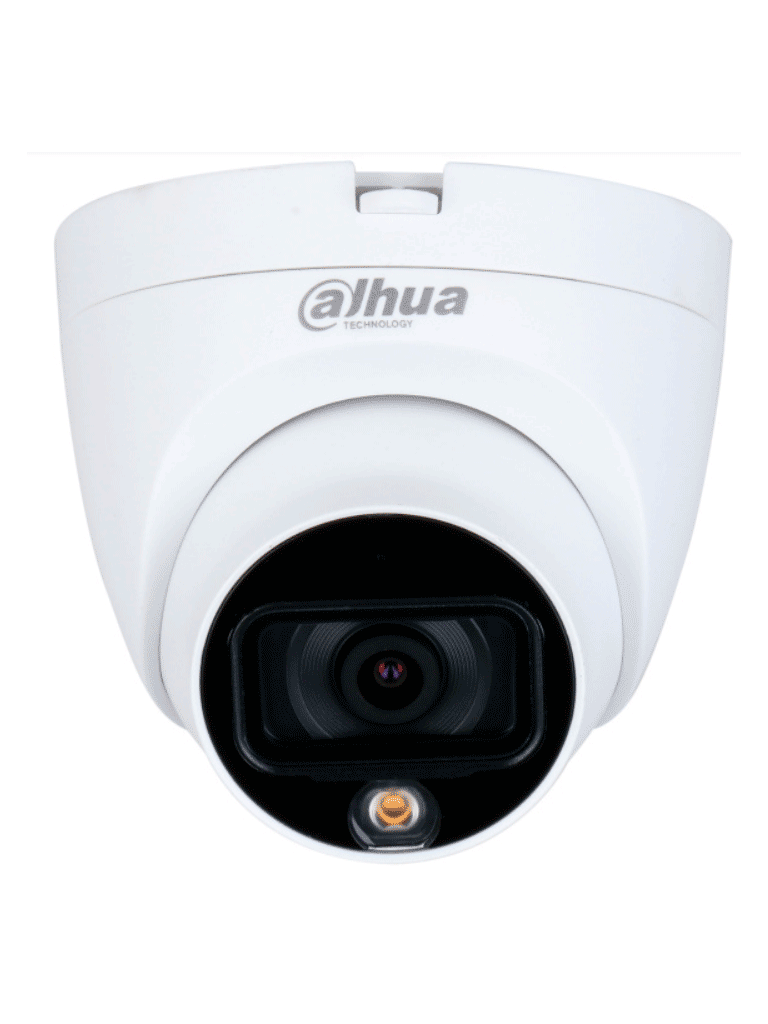 DAHUA DH-HAC-HDW1209TLQN-A-LED-0280B-S3 - Cámara Domo Full Color de 2 MP con lente de 2.8mm y ángulo de 103°. Micrófono integrado, iluminación de 20m, tecnología Starlight y DWDR. Resistente con IP67, ofrece instalación rápida y visión clara en baja luz.