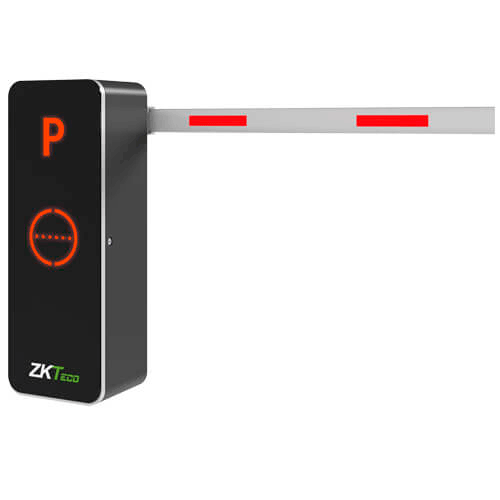ZKTECO BG1030L - Barrera vehicular de brazo recto / izquierda o derecha / bidireccional / 3 m / chasis con LED / pluma recta / apertura 1.5 s 