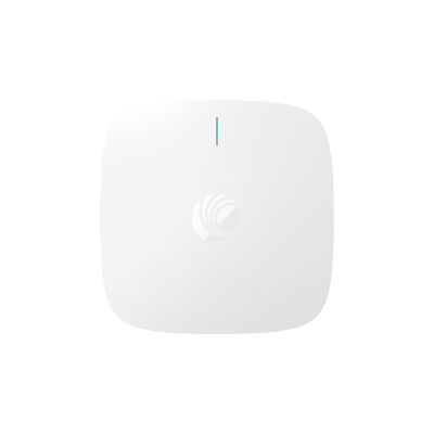 Access Point cnPilot XE3-4 WiFi 6/6E 802.11ax (2.4, 5 y 6 GHz), 3 radios definidos por software (SDR), MU-MIMO 4x4, Políticas de control de aplicaciones, hasta 1,500 clientes, gestión desde la nube, hasta 6.6 Gbps.