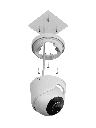 Ajax TurretCam (5 Mp/2.8 mm) - Camara IP Torreta 5 Megapixeles con IA y Micrófono/ H.265/ 25 Fps/ Lente de 2.8mm/ Angulo de 100°-110°/ IR DE 35 Mts/ IP65/ PoE/ WDR/HDR . Color Blanco