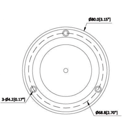 DAHUA HAP320-V - Microfono Omnidireccional de Alta Fidelidad/ Alcance 2 Hasta 100 Mts2/ Carcasa Metalica/ Resistente al Polvo y Agua IP66/ Sonido Claro para Captura de Conversaciones/ Tecnología de Cancelación de Ruido Ambiental (ANC)/ 