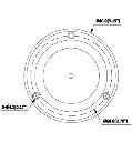 DAHUA HAP320-V - Microfono Omnidireccional de Alta Fidelidad/ Alcance 2 Hasta 100 Mts2/ Carcasa Metalica/ Resistente al Polvo y Agua IP66/ Sonido Claro para Captura de Conversaciones/ Tecnología de Cancelación de Ruido Ambiental (ANC)/ 