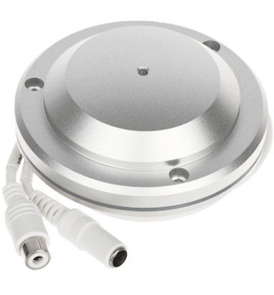DAHUA HAP320-V - Microfono Omnidireccional de Alta Fidelidad/ Alcance 2 Hasta 100 Mts2/ Carcasa Metalica/ Resistente al Polvo y Agua IP66/ Sonido Claro para Captura de Conversaciones/ Tecnología de Cancelación de Ruido Ambiental (ANC)/ 