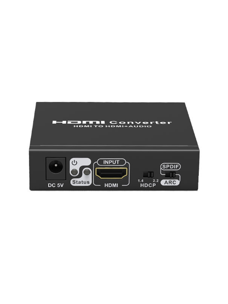 SAXXON LKV3061 - Convertidor de Audio HDMI/ Soporta Extracción de Video y Audio/ Conexion de Audio a traves de SPDIF & Coaxial o 3.5mm/ Resolucion de Video 4Kx2K@60Hz