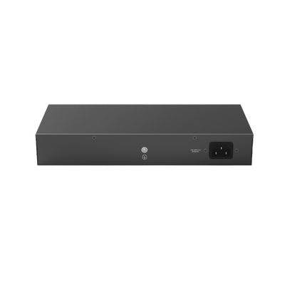 Switch no PoE, no administrable, con 16 puertos 10/100/1000 Mbps