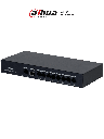 DAHUA DH-PFS3110-8GT-65 - Switch PoE inteligente con 8 puertos Gigabit, 60W de potencia total y switching de 20 Gbps. Ideal para alimentar y conectar dispositivos IP con protección contra descargas eléctricas.