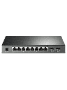TP-LINK SG2210P - Switch PoE JetStream SDN administrable con 8 puertos 10/100/1000 Mbps y 2 puertos SFP, además de 8 puertos PoE con un presupuesto total de 61W. Ofrece administración centralizada a través de OMADA SDN.