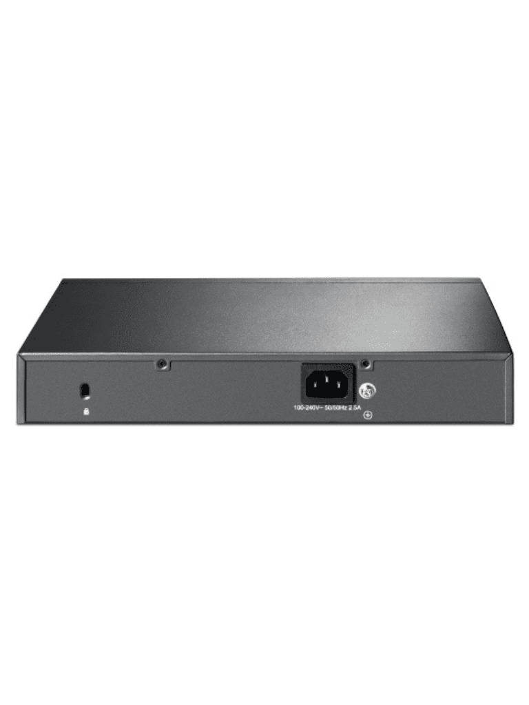 TP-LINK SG2210MP - Switch JetStream SDN administrable con 8 puertos 10/100/1000 Mbps y 2 puertos SFP, equipado con 8 puertos PoE y un presupuesto total de 150W. Permite administración centralizada a través de OMADA SDN."