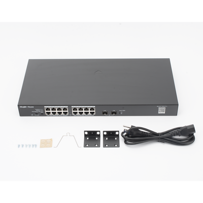Switch PoE+ No Administrable con 18Puertos Gigabit y 2 Uplinks Gigabit