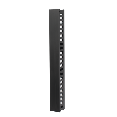 Organizador de Cable Vertical de 24 Unidades Rack, Compatible con Racks Serie EIRL y EIQR