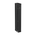 Organizador Vertical PatchRunner™, Doble (Frontal y Posterior), Para Rack Abierto de 45 Unidades, 10in de Ancho, Color Negro