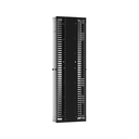Organizador Vertical PatchRunner™ Mejorado, Doble (Frontal y Posterior), Para Rack Abierto de 45 Unidades, 12in de Ancho, Color Negro