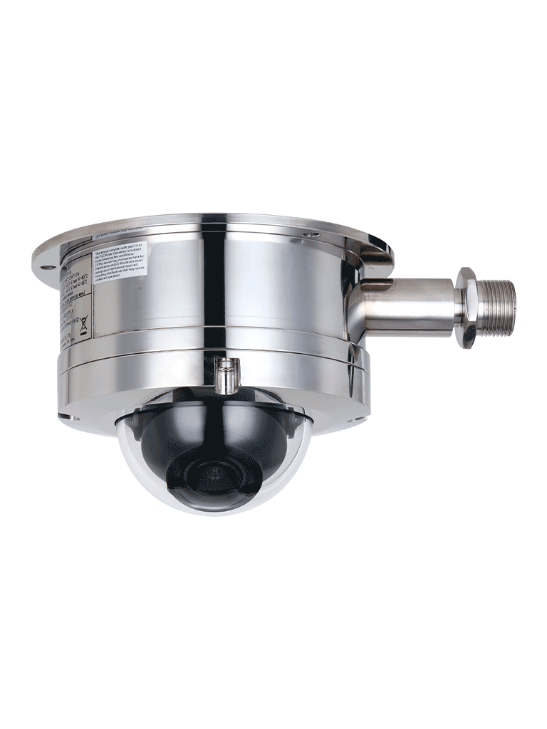 DAHUA IPC-HDEW8441R-Z - Cámara Domo IP Antiexplosion de 4 Megapixeles con lente motorizado de 2.7-13.5 mm, H.265+, IR 40m, y AI con SMD Plus. Su tecnología Starlight y WDR real 120 dB garantizan claridad. Resistente IP68 e IK10.