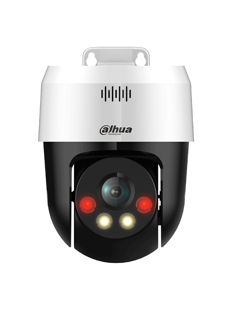 DAHUA DH-SD2A500NB-GNY-A-PV-0400 Cámara IP PT  de 5MP / Full Color/ Disuasión activa/ Iluminador dual inteligente/ 30m de IR y luz visible/ audio bidireccional/ detección de humanos/ ranura MicroSD/ IP66 y PoE. #LoNuevo