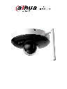 DAHUA DH-SD1A204DB-GNY-W Camara IP Domo PTZ ofrece 2MP con tecnología Starlight para claridad en baja luz, zoom óptico 4X, visión nocturna IR de 20m, detección facial, micrófono integrado, SMD 3.0 y protección IP66/IK08.