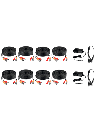 DAHUA KIT/XVR1B08-I/8-B2A21N-U - Kit con DVR Cooper-I WizSense de 8 Canales ofrece 8 cámaras de 2 MP con visión 1080p, tecnología de IA y compresión H.265+. Admite hasta 10 canales IP, incluye SMD Plus y permite búsqueda de personas y vehículos #LoNuevo
