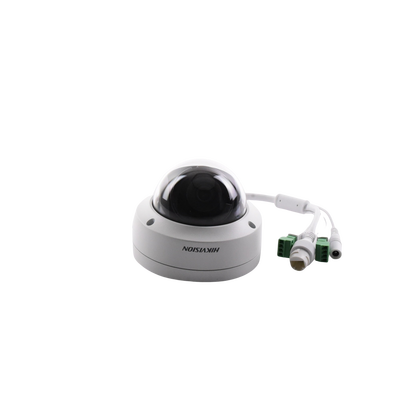 Domo IP 8 Megapixel (4K)/ Lente 2.8 mm / 30 mts IR EXIR /Exterior IP67 / IK10 /  WDR 120 dB / PoE / ACUSENSE (Evita Falsas Alarmas) / Entrada y Salida de Audio y Alarma / MicroSD / ONVIF