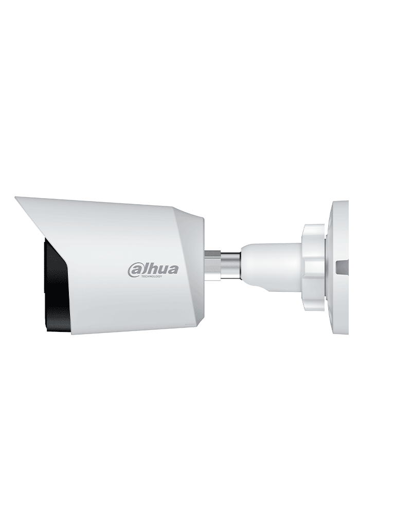 DAHUA DH-HAC-HFW1239TN-A-LED-0360B-S3 - Cámara Bullet Full Color de 2 Megapixeles 1080p, micrófono integrado, lente de 3.6mm, WDR 130dB, LEDs para 20m, protección IP67 y tecnología Starlight.