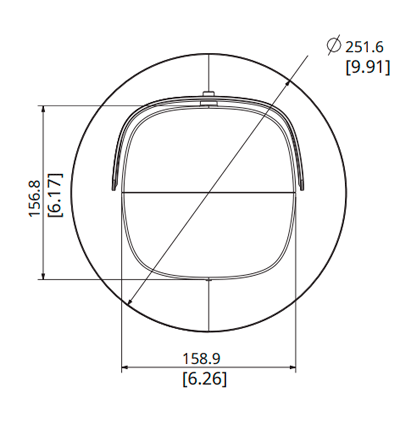 DAHUA ITALF-300AD-GS - Lampara de Flash con Brillo Ajustable para Cámaras LPR/ Longitud de Onda Visible/ Tratamiento Antideslumbrante/ 1 Carril/ Distancia de 26 Mts/ IP66/ 220VAC/ 