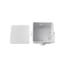  Caja de Conexiones Impermeable IP55 con 4 Entradas, 80 x 80 x 50 mm, para Instalaciones Industriales, Comerciales y Residenciales, Incluye Tornillería para su Instalación