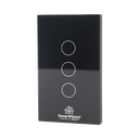 (Wifi) Apagador switch inalámbrico WIFI, control de 3 regresos de carga, 110V