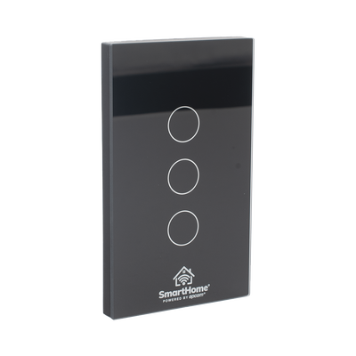 (Wifi) Apagador switch inalámbrico WIFI, control de 3 regresos de carga, 110V