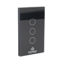(Wifi) Apagador switch inalámbrico WIFI, control de 3 regresos de carga, 110V