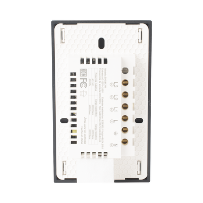 (Wifi) Apagador switch inalámbrico WIFI, control de 3 regresos de carga, 110V