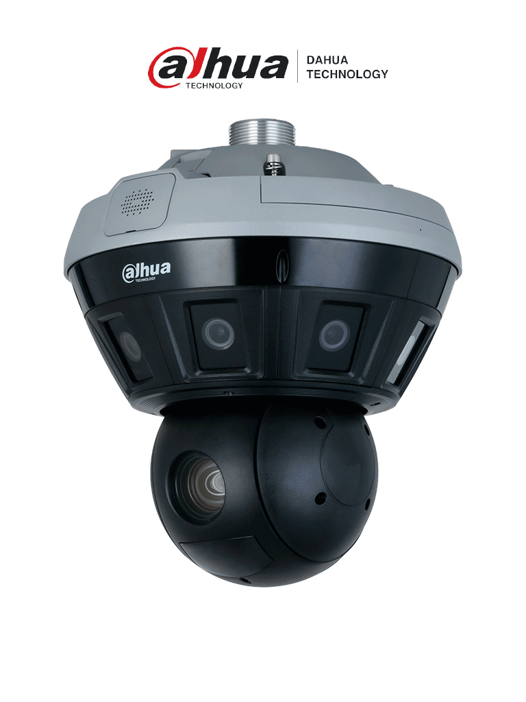 DAHUA DH-PSDW81642S-A360-D425 - Cámara IP Panorámica Multisensor 8x2MP+ PTZ 25x de ZOOM/ PTZ de 4 Megapixeles/ WizMind/ IR 100 Mts/ Smart Tracking/ H.265/ IP66/ 