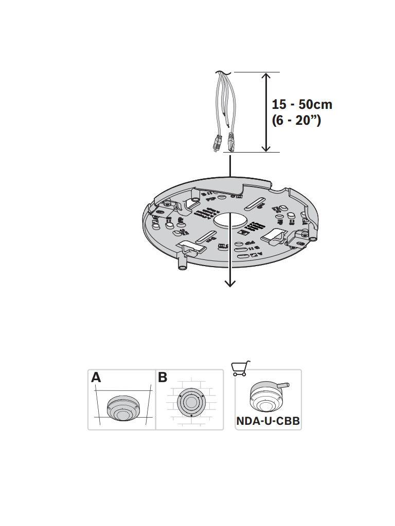 BOSCH V_NDS5704F360LE - Domo fijo 12MP 360º IP66 IR / FLEXIDOME panoramic 5100i IR