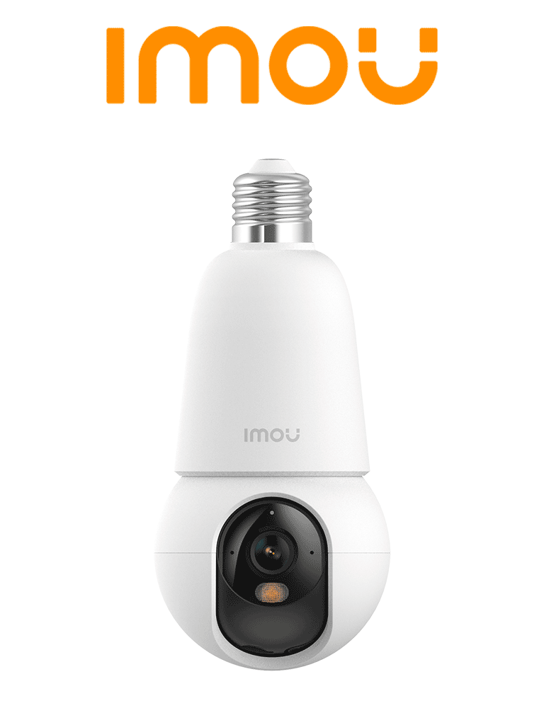 IMOU BulbCam 3MP (IPC-K6C-3H1WEB-E27-imou)- Cámara de 3MP/ Disuasión activa/ Modo privacidad/ Detección de humanos & Vehículos/ Audio bidireccional/ Full Color/ Smart tracking (No incluye Foco) #CONGIMOU1 #MCI1Q125