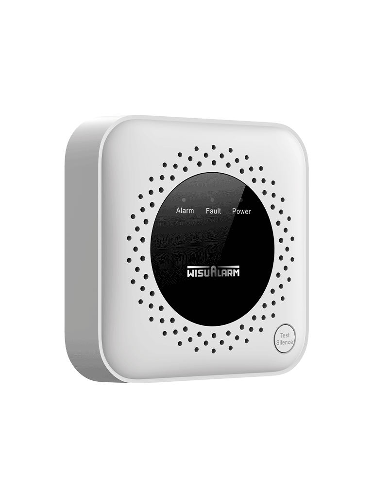 DAHUA WISUALARM DHI-HY-GA40A -Detector de gas metano (CH₄) autónomo, sensor de gas catalítico, salida de relevador, salida de válvula, detección de temperatura ambiente, alarma de 70 dB, LED indicadores, certificación CE, #LoNuevo #Wisualarm