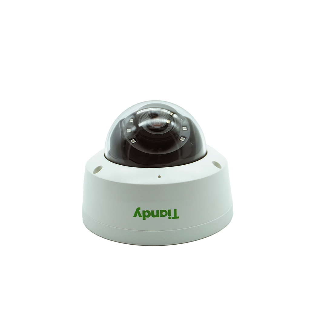 TIANDY 2MP LITE STARLIGHT Cámara Domo lente fijo - 2.8mm - IR 30m - Metal y Policarbonato - Micrófono - PoE - Soporta microSD - IP66