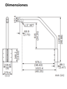 BOSCH V_NDAURMT - Soporte parapeto colgante / Compatible PTZ