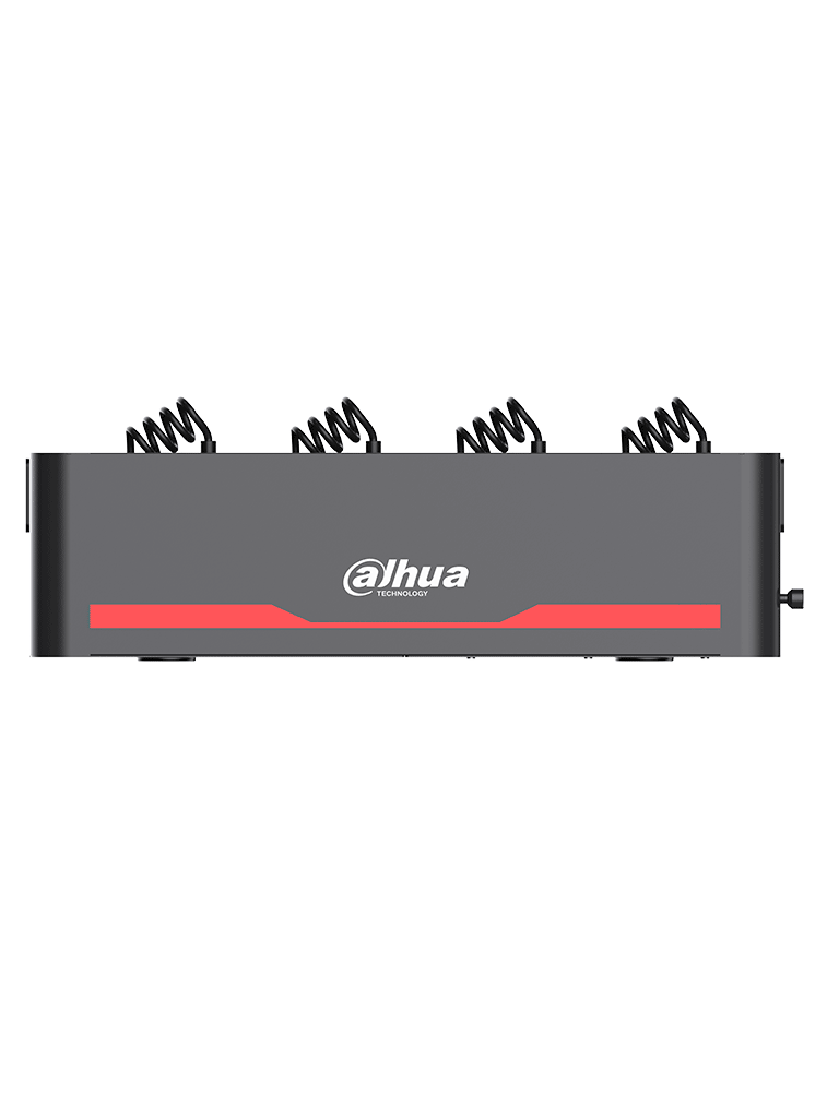 DAHUA DHI-EEC400 - Estación de Recolección para Terminales Portatiles Dahua/ Conexion hasta 8 MPT220/ Soporta Carga de equipos MPT220/ Puertos USB/ Soporta 4 HDD hasta 16TB/ ESPECIAL PARA PROYECTOS/100 a 240 VCA/ #LoNuevo