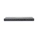 Splitter HDMI 1x4 | 1 Entrada a 4 salidas (Simultaneas) | 4K@60Hz | Extractor de Audio | Down Scaler | HDR  4:4:4 | EDID | 18Gbps