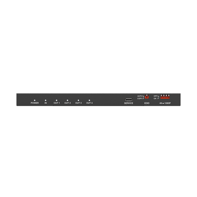 Splitter HDMI 1x4 | 1 Entrada a 4 salidas (Simultaneas) | 4K@60Hz | Extractor de Audio | Down Scaler | HDR  4:4:4 | EDID | 18Gbps