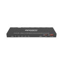 Splitter HDMI 1x4 | 1 Entrada a 4 salidas (Simultaneas) | 4K@60Hz | Extractor de Audio | Down Scaler | HDR  4:4:4 | EDID | 18Gbps