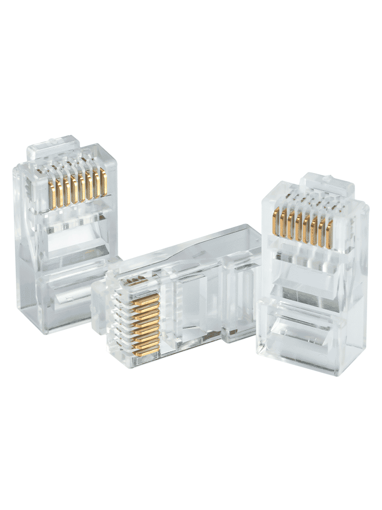 DAHUA DH-PFM976-531 - Caja con 100 Plugs RJ45 Cat5e/ Chapado de Oro de 15 U"/ Clasificación de Resistencia al Fuego UL94V-2/ #LoNuevo #CONEEN