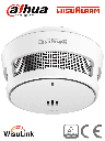 DAHUA WISUALARM DHI-HY-SA40A-R8 - Detector de Humo Inalambrico (Interconectable Hasta 24 Disp), Sensor Fotoeléctrico, Sonido de Alarma de 85dB, Alarma Visual y Audible, Batería de 10 años, Certificaciones TÜV and CE, #LoNuevo #Wisualarm