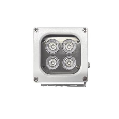Iluminador LED de Alta Potencia | Luz Blanca | 10 Metros de Iluminación | Cobertura 120° | IP66 | Bajo Consumo de Energía | Fotocélula Incorporada | Soporte en “U” | Carcasa de Aluminio | Alta Transmitancia de Luz. | C
