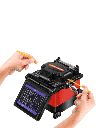 TCE LN-NET-A80S - Empalmador de Fibra Óptica 3 en 1 Máquina de Empalme de Fibra Óptica 110V 5200 mAh Fusionadora de Fibra Óptica 2,5 kg Tiempo de Calentamiento de 30 s para Proyectos de Fibra Óptica y Cable #NOV