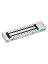 YLI YM500NLEDPACK - Paquete de Cerradura Magnética con Indicador LED y Soporte MBK500NZL  Control de Acceso para Interiores  500 kg (1200 lb) de Fuerza  Doble Voltaje 12V/24V DC