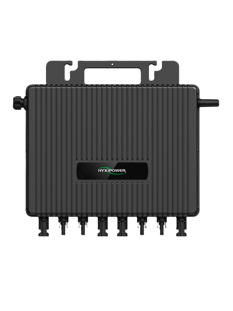 HYXIPOWER HYXM2000S - Microinversor Residencial / Potencia Salida 2000W / Comunicación SUB-1G / Conexión Hasta 4 Módulos /Protección IP67 / Diseño Tipo Gancho / Plug & Play