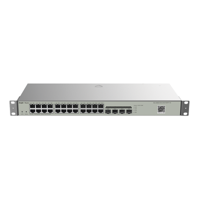 Switch Administrable L2, 24 Puertos Eth 1G, 4 puertos SFP 1G, Administración Remota en la Nube.
