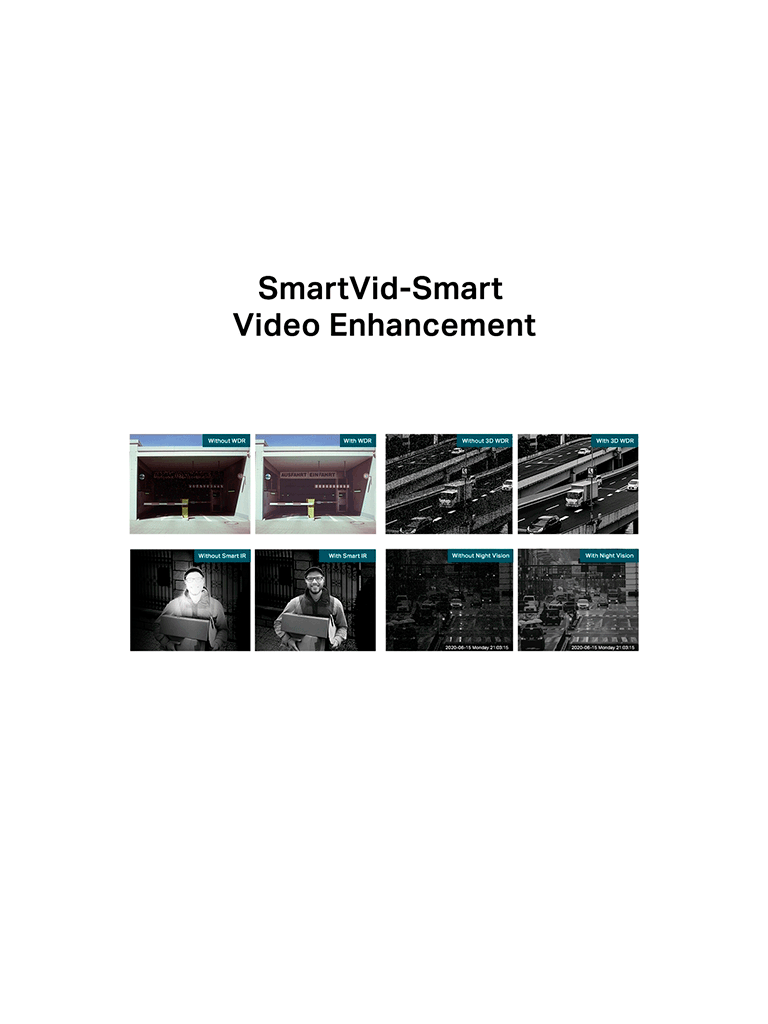 VIGI C220I(2.8mm) - Cámara IP de 2MP con IR30m, PoE con IA Integrada. Cuenta con mejora de video incluidos Smart IR, WDR, 3D DNR y visión nocturna.